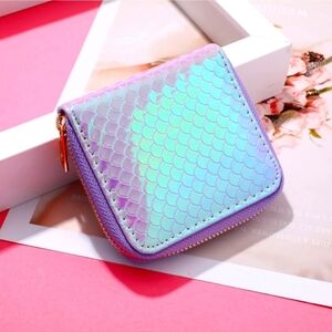 Holographic Mermaid Scale Wallet